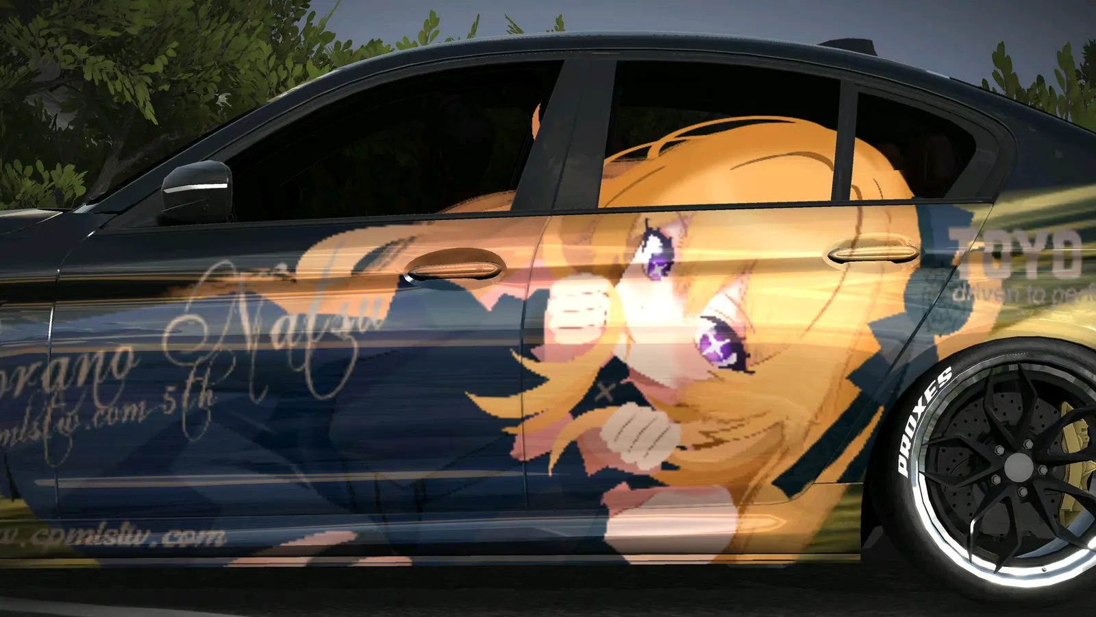 銀河版車側空乃ナツ彩繪特寫