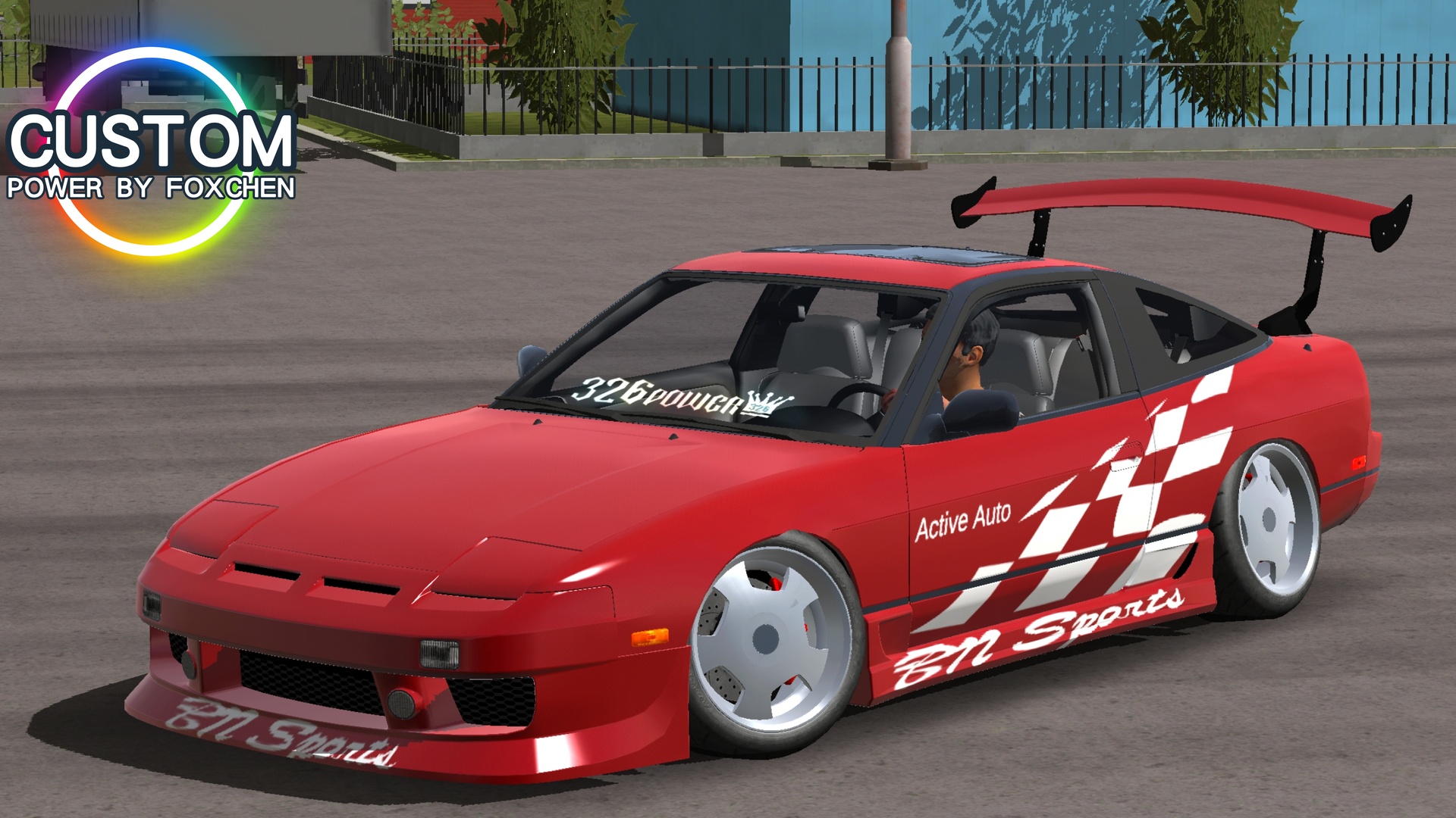 CUS78] Nissan 180sx RPS13 BN sports kits Perfect Badge custom