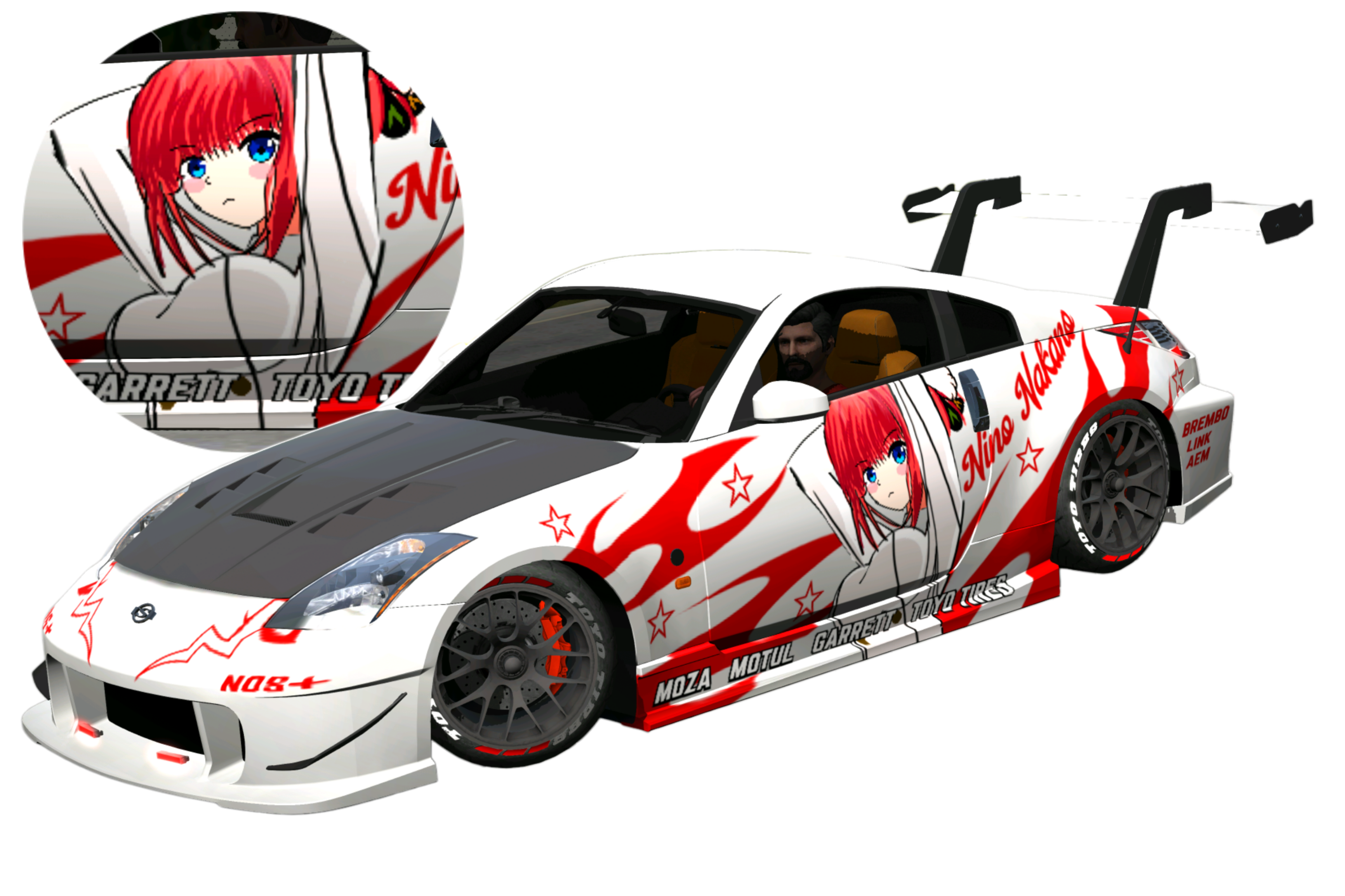 191] NISSAN 350z The Quintessential Quintuplets Nino Nakano Itasha