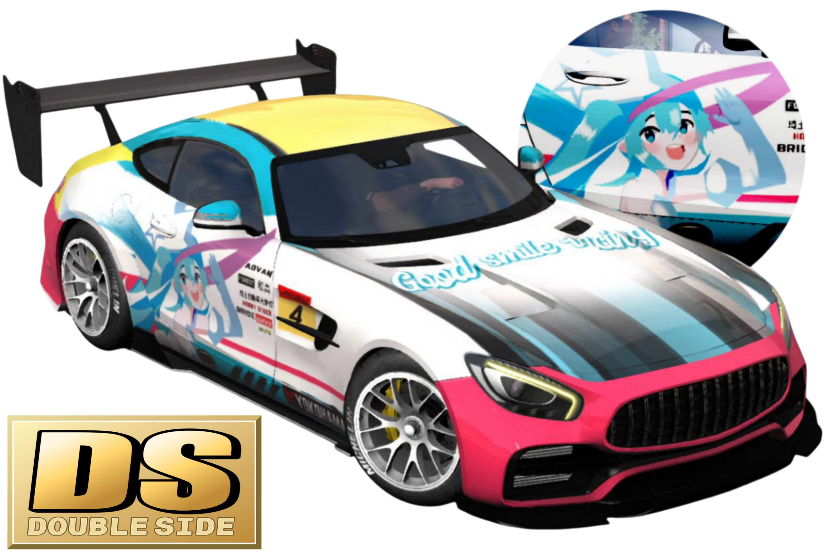 360] Mercedes Benz AMG GT3 GoodSmile Racing Hatsune Miku Daul-Side