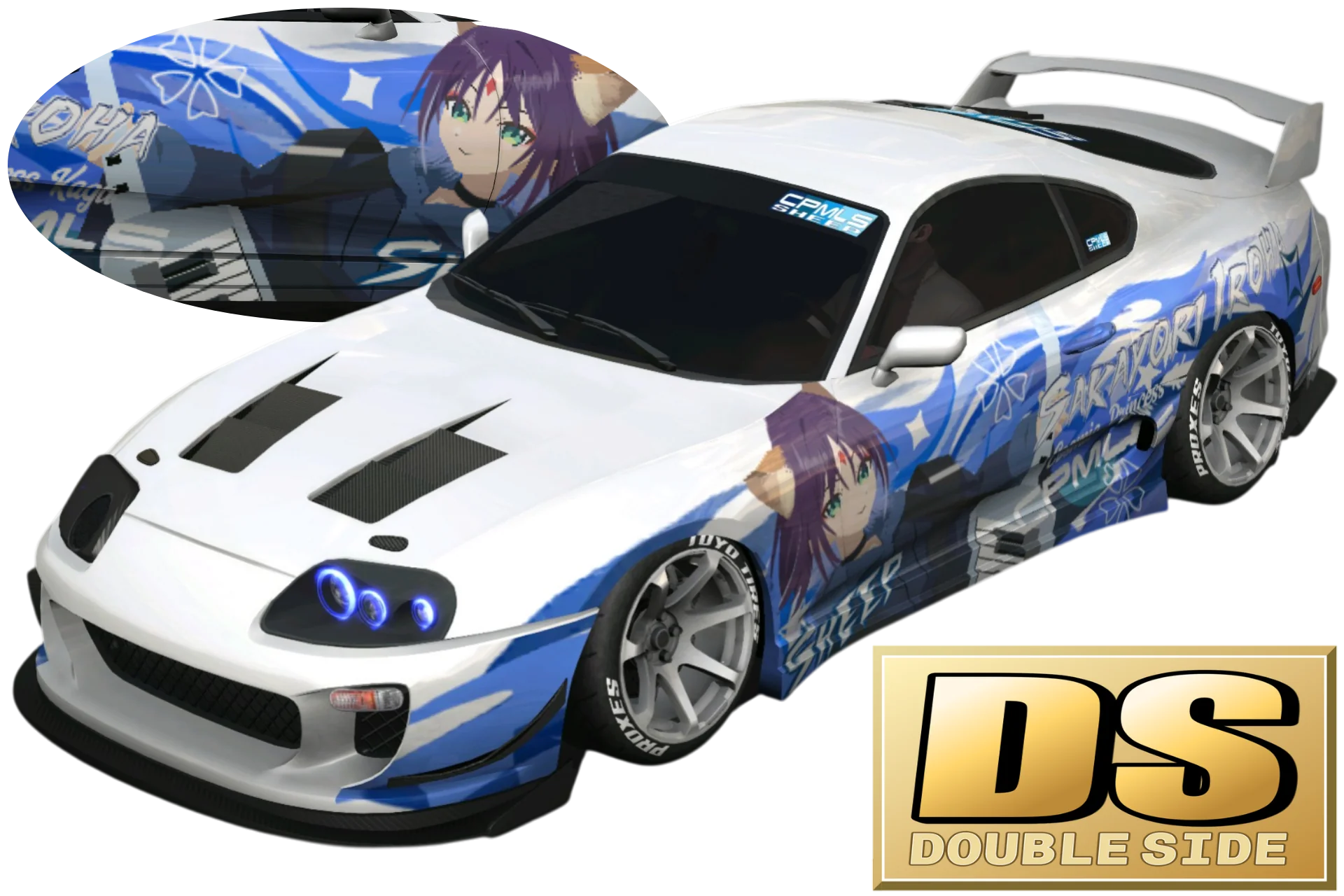 562]Toyota Supra A80 超時空輝耀姬! 酒寄彩葉彩P 雙面痛車– CPMLSTW.COM